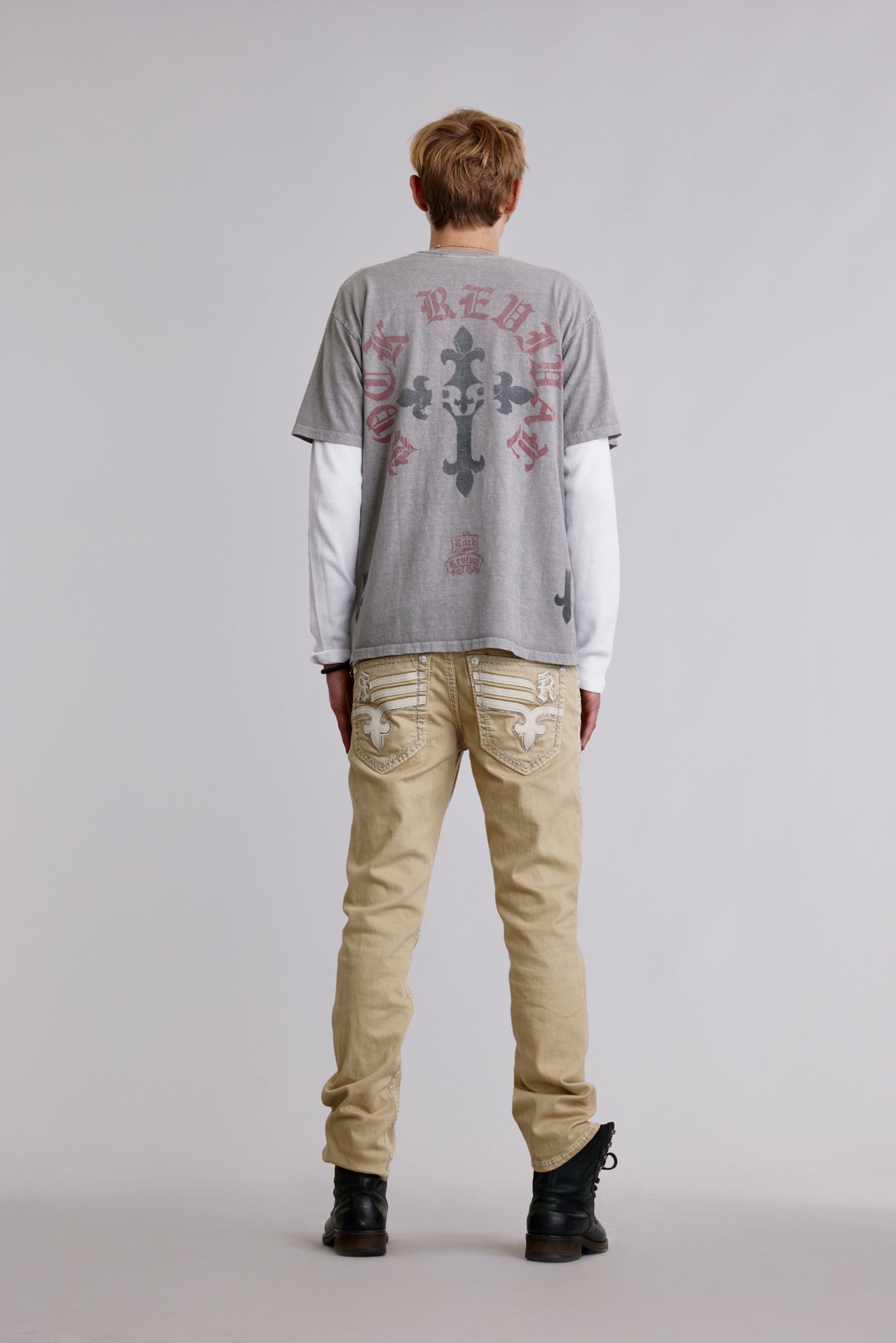Eternal Tee in Weathered Grey - Rock Revival®