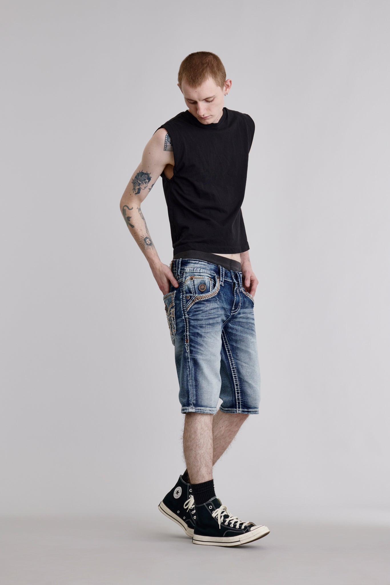 Alpine Denim Shorts - Rock Revival®