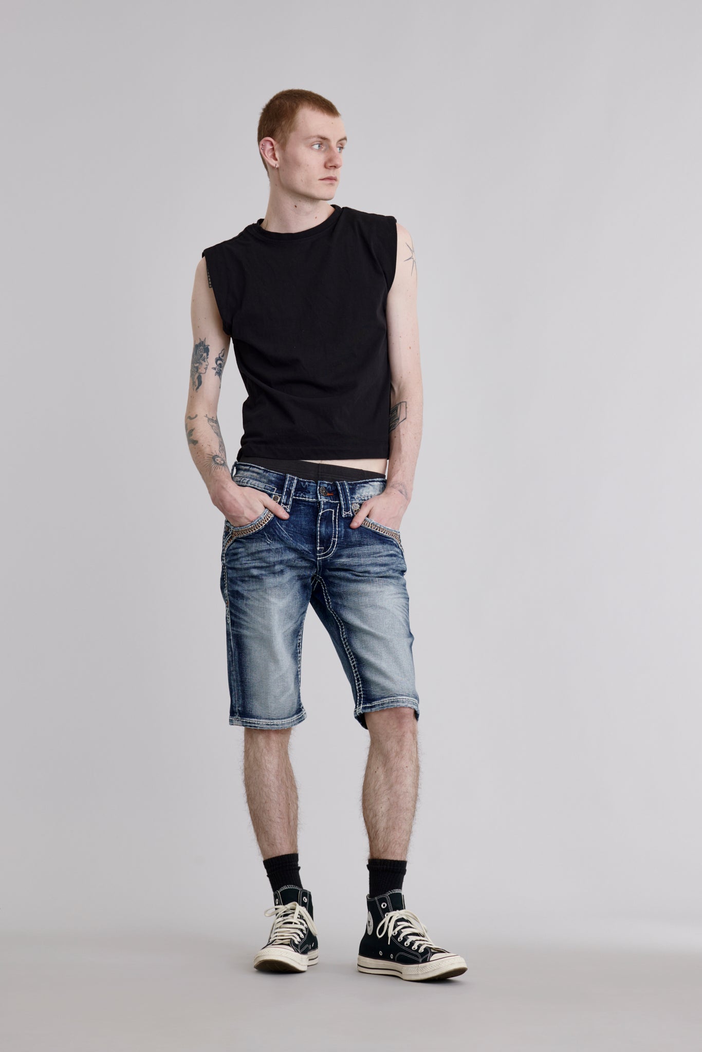 Alpine Denim Shorts - Rock Revival®