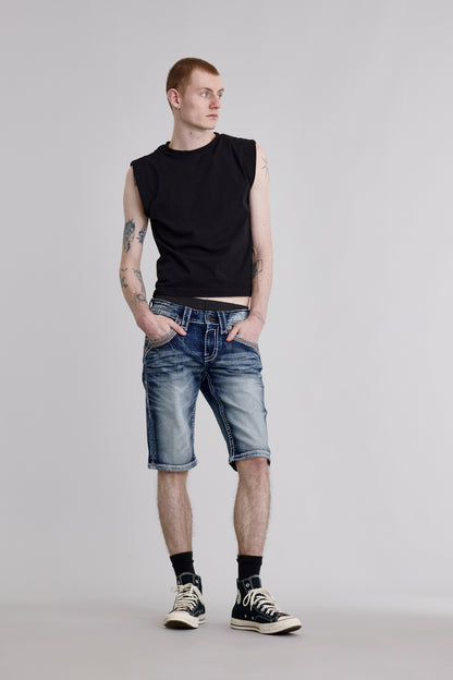 Alpine Denim Shorts - Rock Revival®