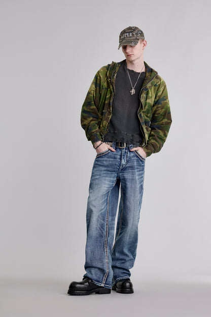 Arther Baggy 2 Jeans in Medium Blue - Rock Revival®