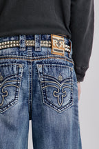 Arther Baggy 2 Jeans in Medium Blue - Rock Revival®