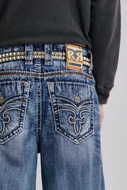 Arther Baggy 2 Jeans in Medium Blue - Rock Revival®