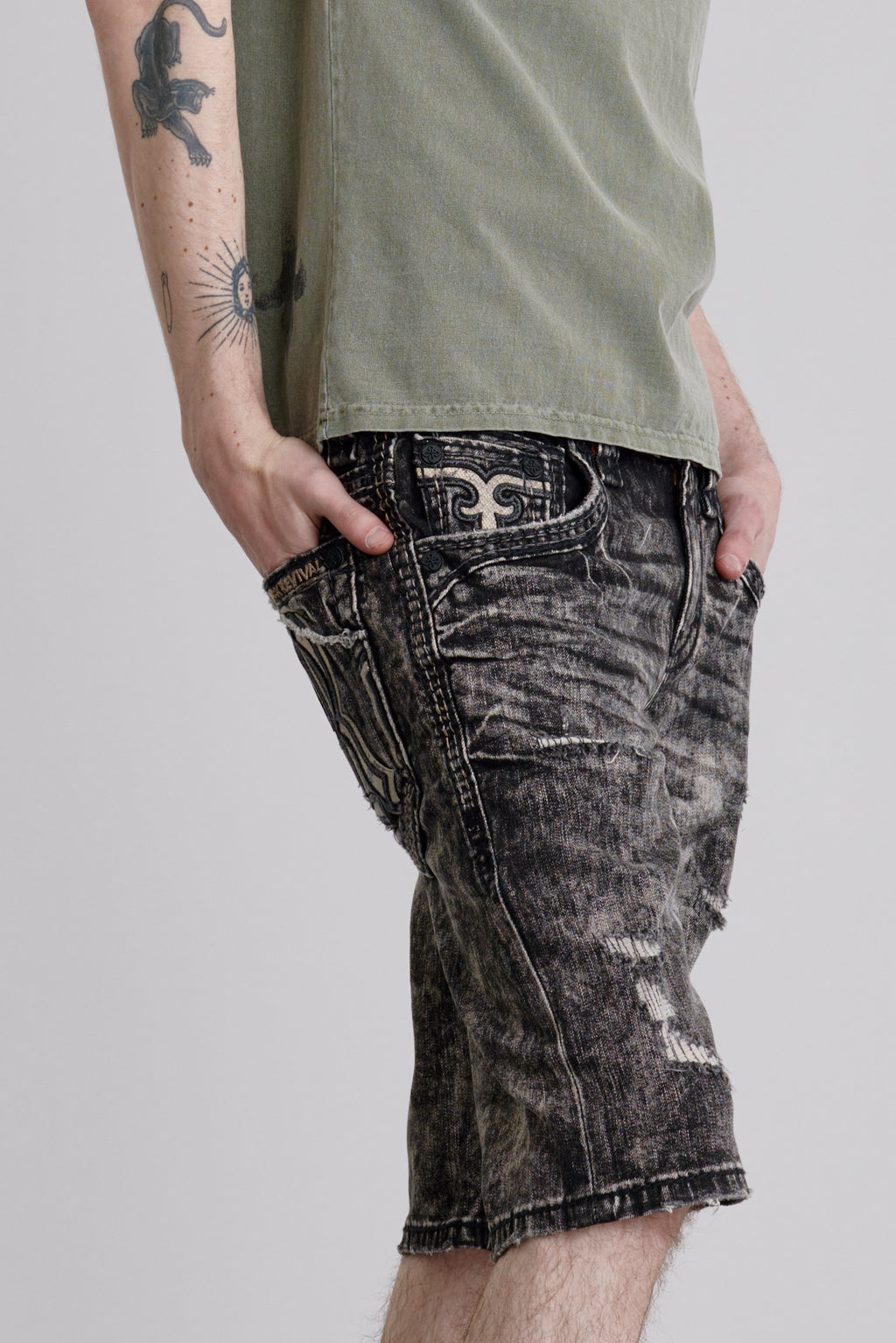 Baird Denim Shorts - Rock Revival®