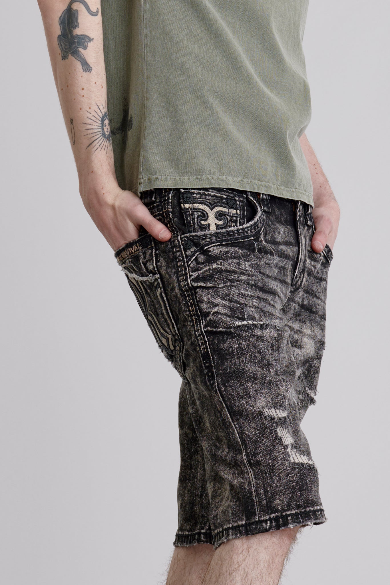 Baird Denim Shorts - Rock Revival®