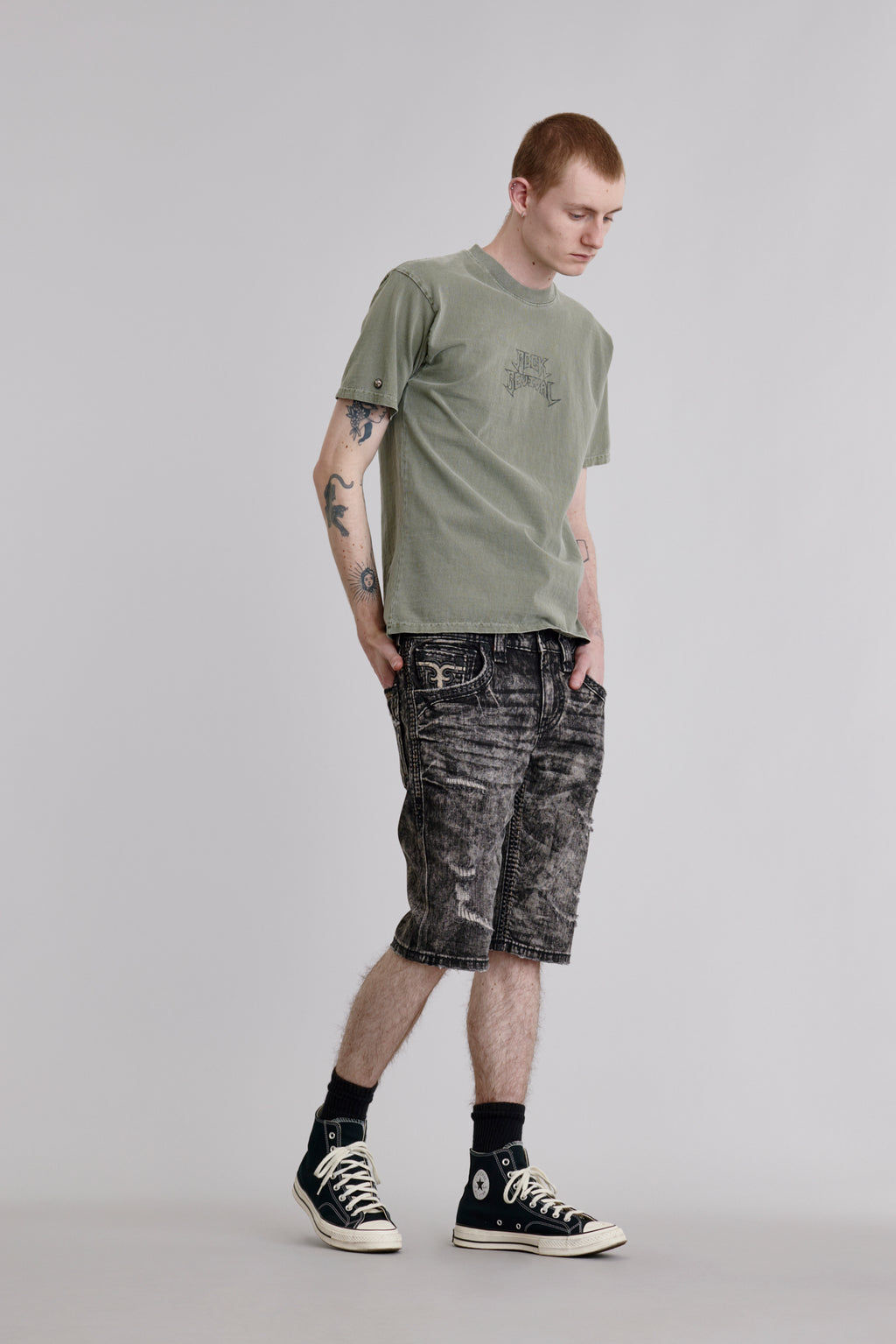 Baird Denim Shorts - Rock Revival®