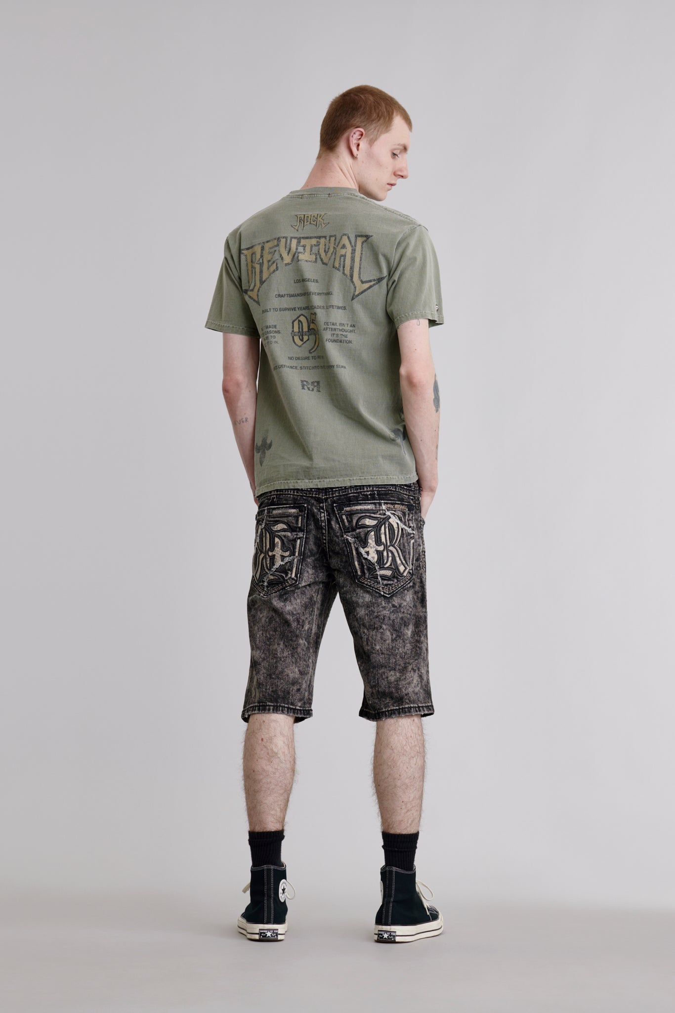 Baird Denim Shorts - Rock Revival®