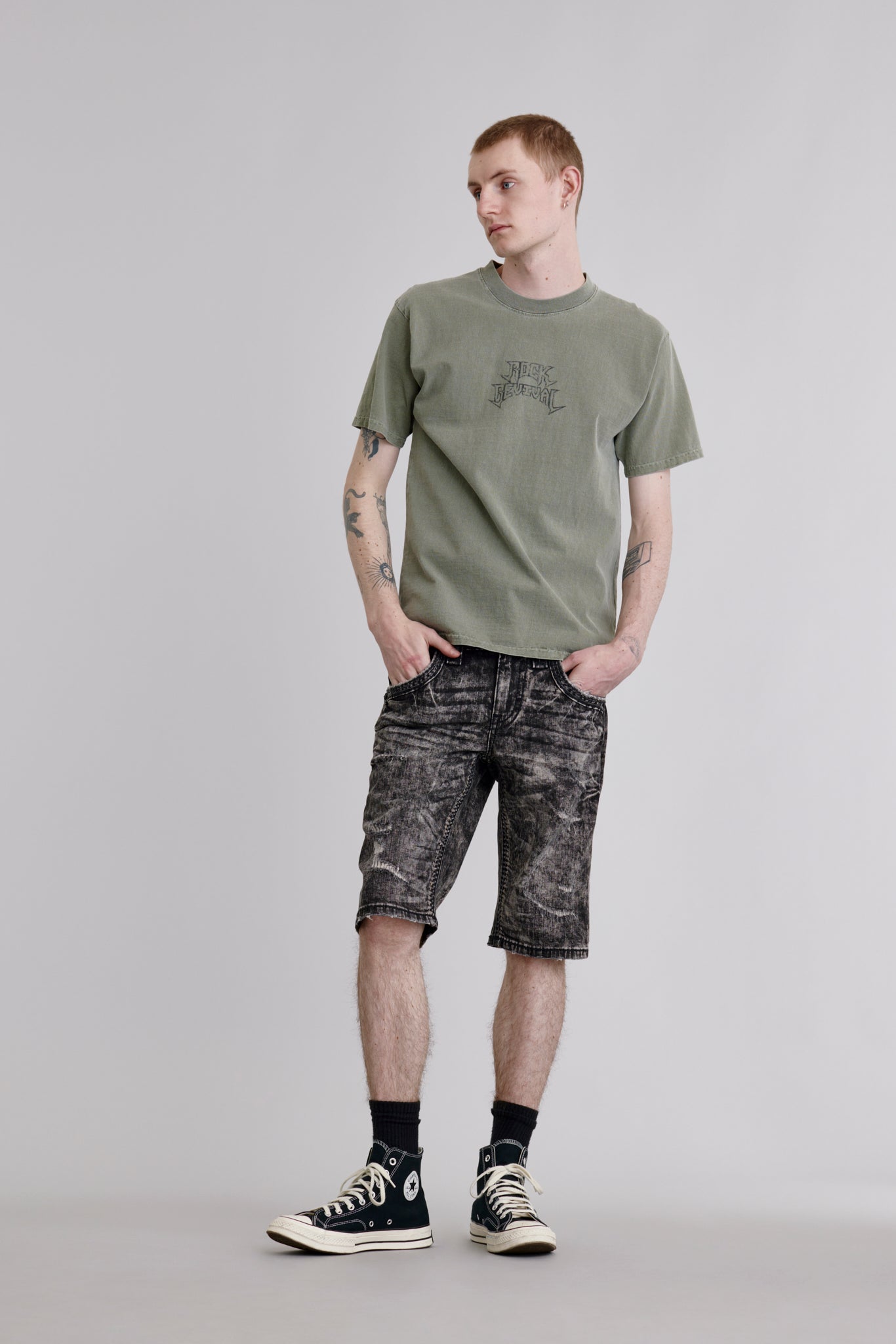 Baird Denim Shorts - Rock Revival®