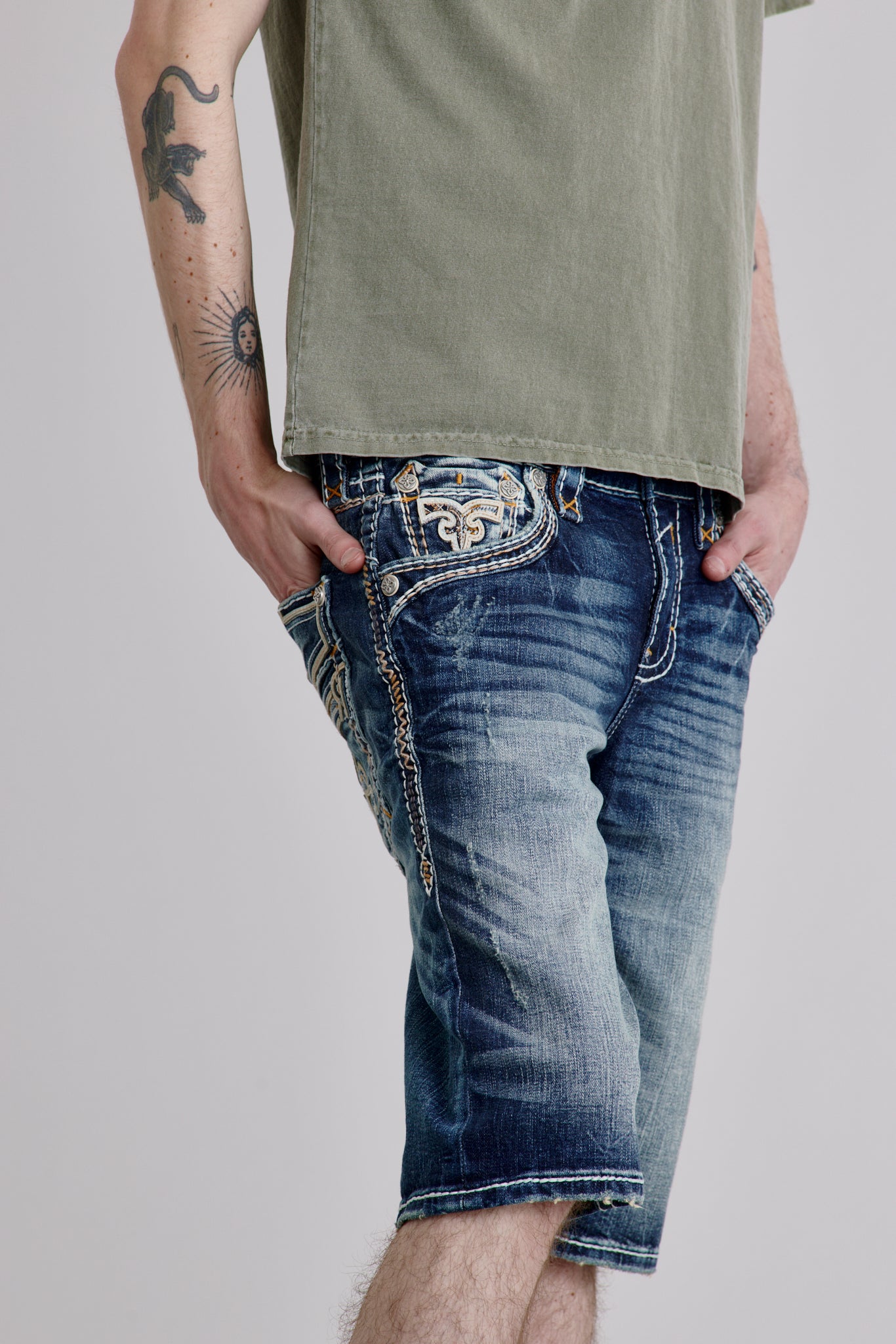 Coby Denim Shorts - Rock Revival®