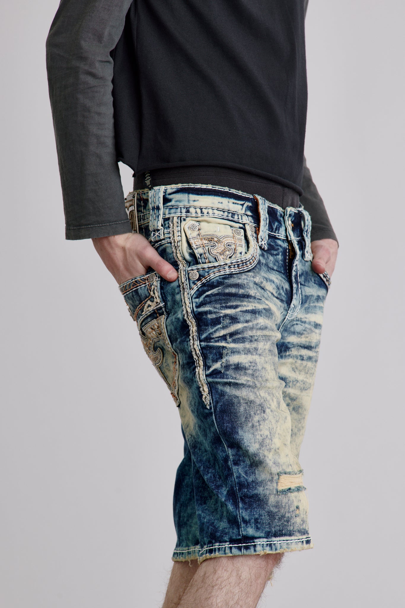 Dewey Denim Shorts - Rock Revival®