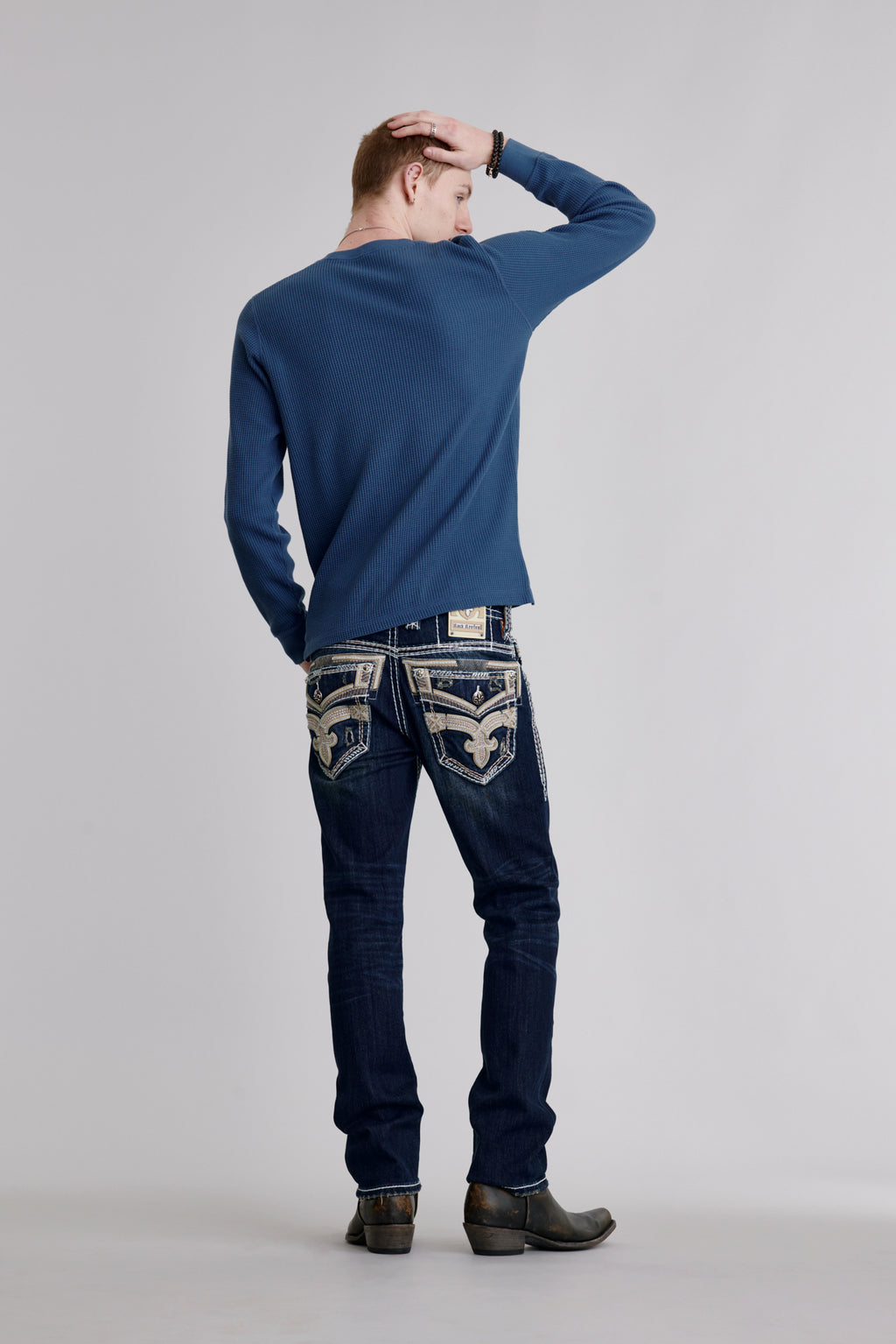 Eggplant Straight Jeans