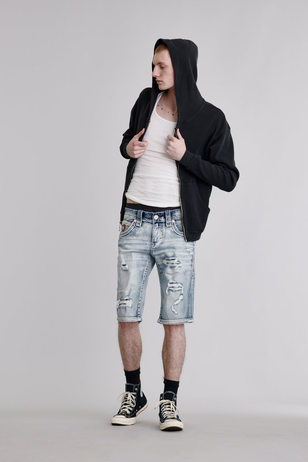 Elijah Denim Shorts - Rock Revival®