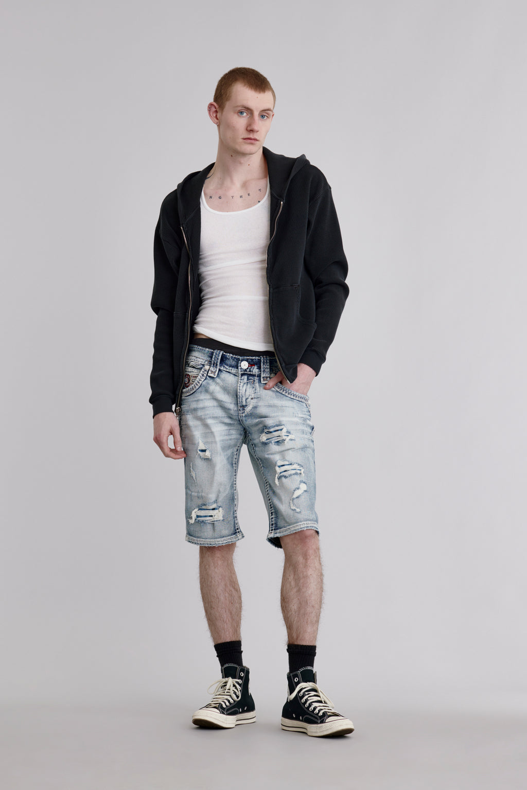 Elijah Denim Shorts - Rock Revival®