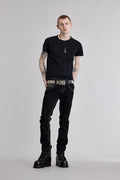 Ermias Straight Jeans In Black - Rock Revival®