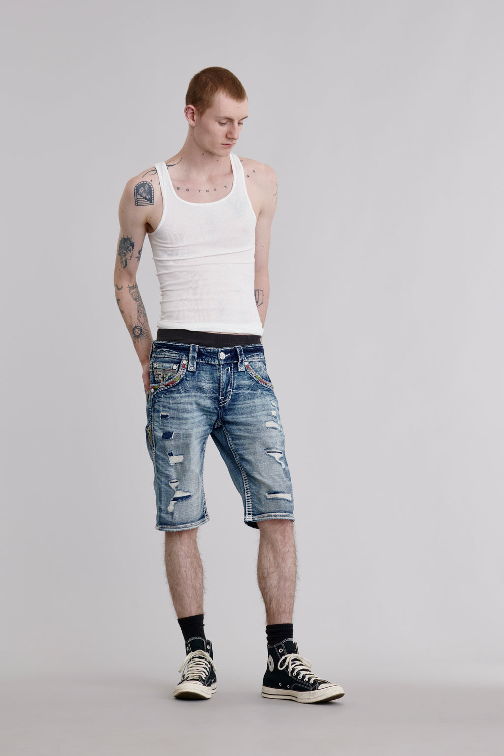 Jeth Denim Shorts - Rock Revival®
