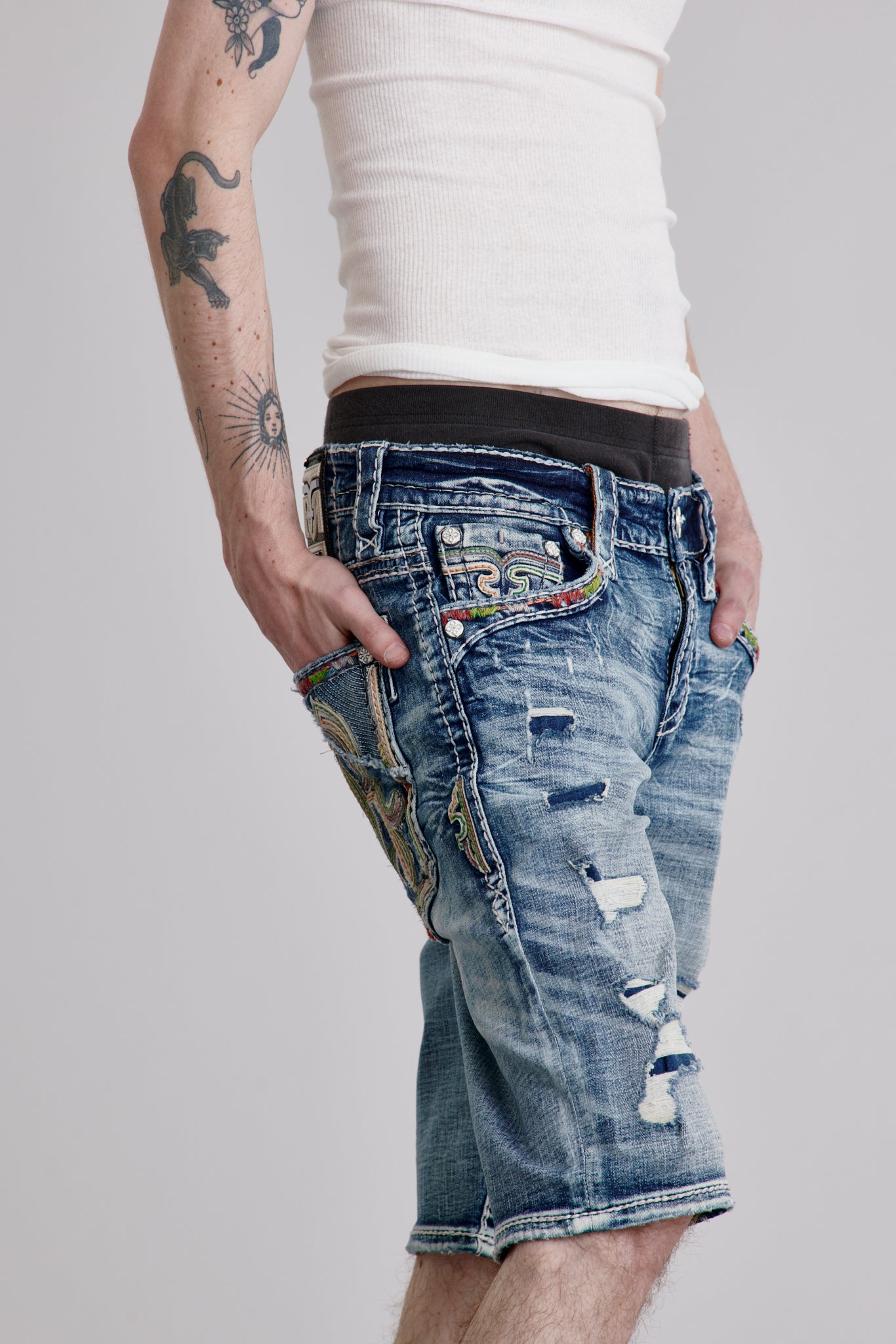 Jeth Denim Shorts - Rock Revival®