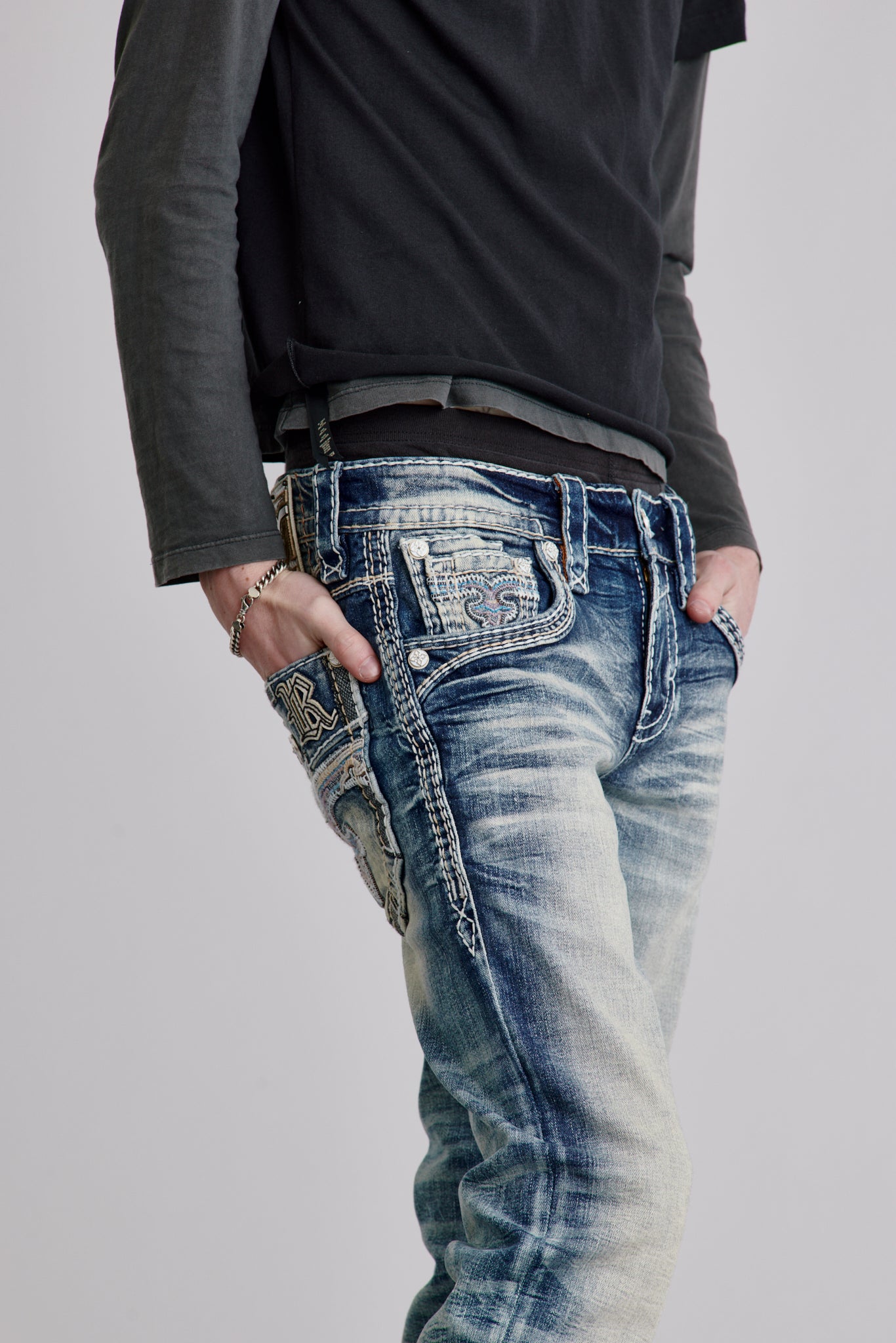 Meredith Straight Jeans | Medium Wash | Rock Revival Meredith Straight Jeans | Medium Wash | Rock Revival