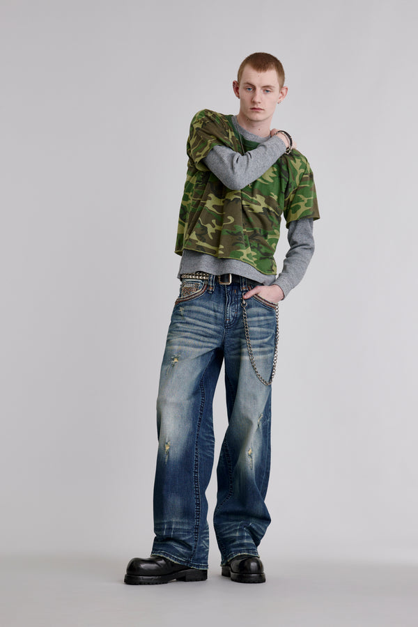 Vaqueros Milton Baggy 2 con tachuelas
