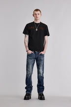 LA Cross Tee in Black - Rock Revival®