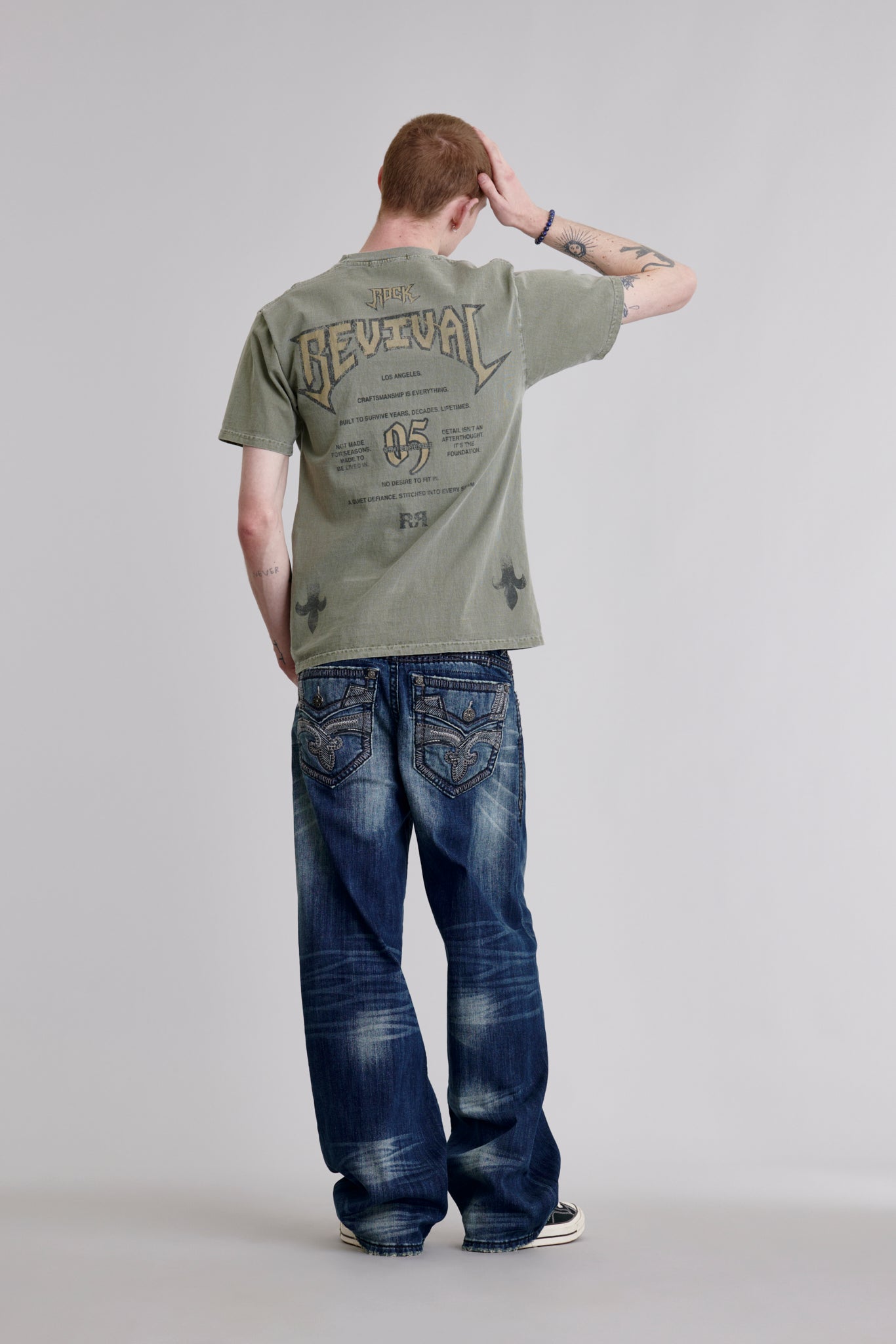 Milton Baggy 2 Jeans in Dark Blue – Rock Revival®