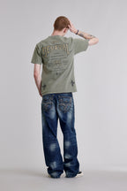 Manifest Tee in Green - Rock Revival®