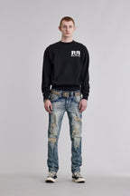 Hugo Crewneck Pullover Sweater - Rock Revival®
