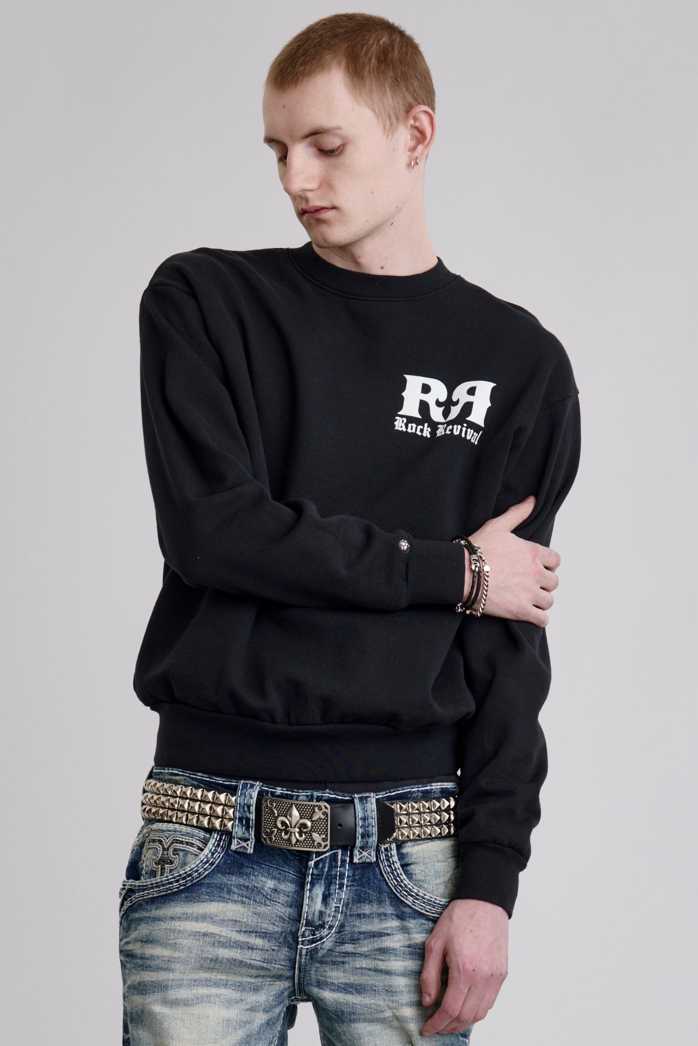 Hugo Crewneck Pullover Sweater
