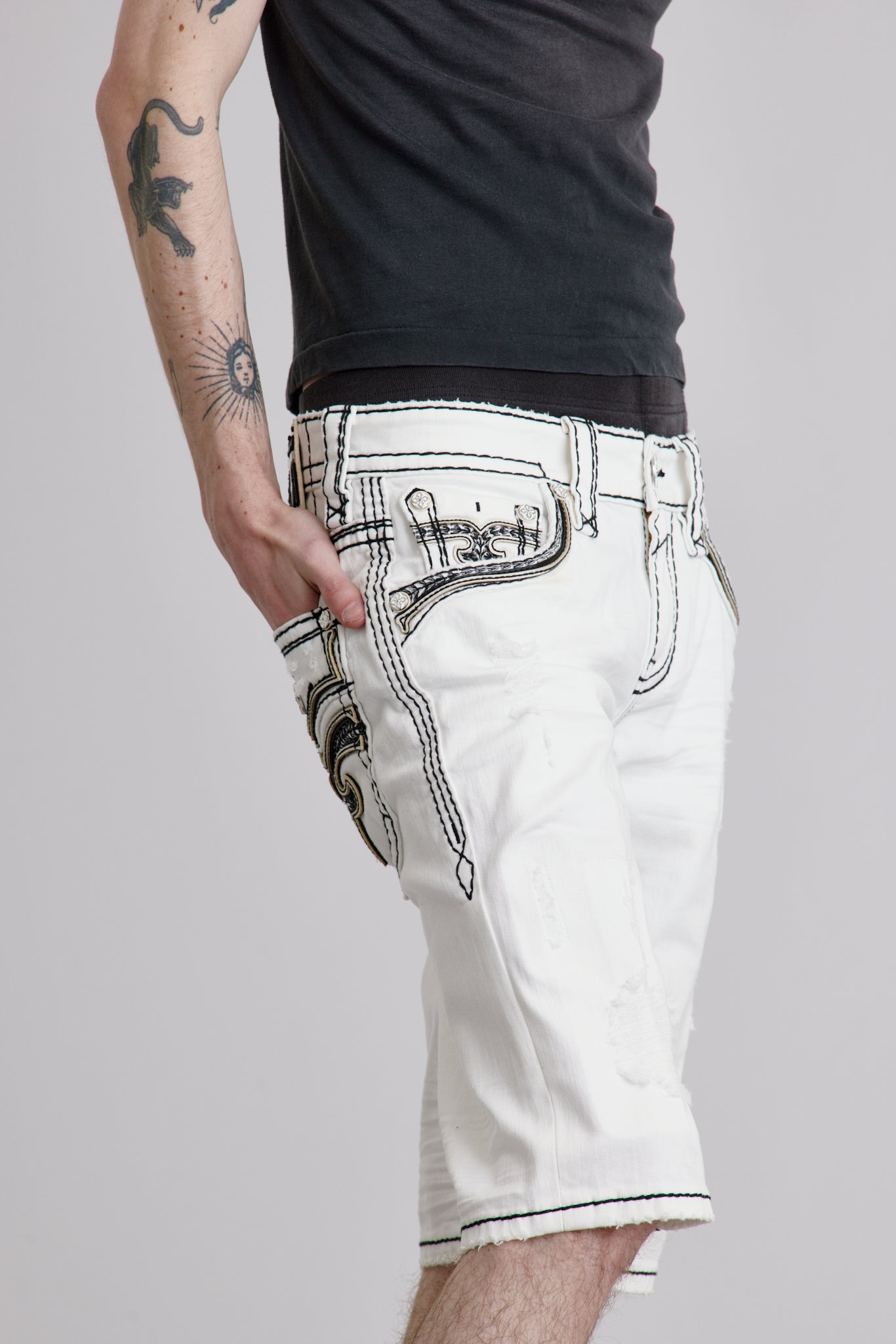 Rielly Denim Shorts - Rock Revival®