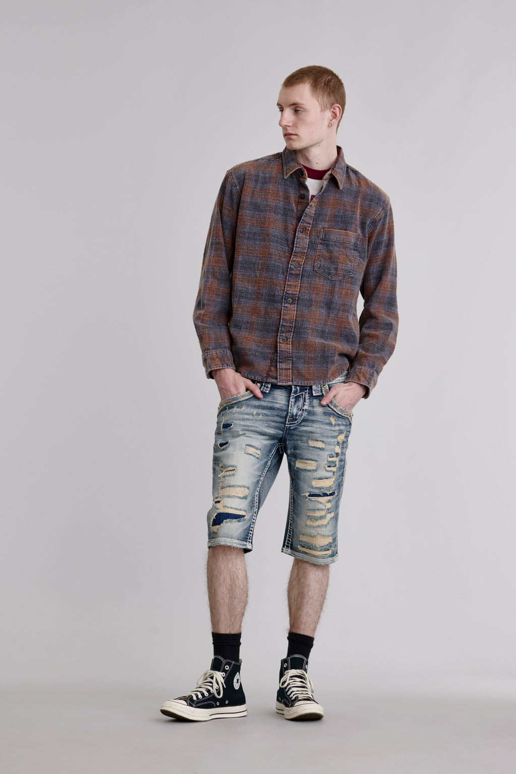 Satelite Denim Shorts - Rock Revival®