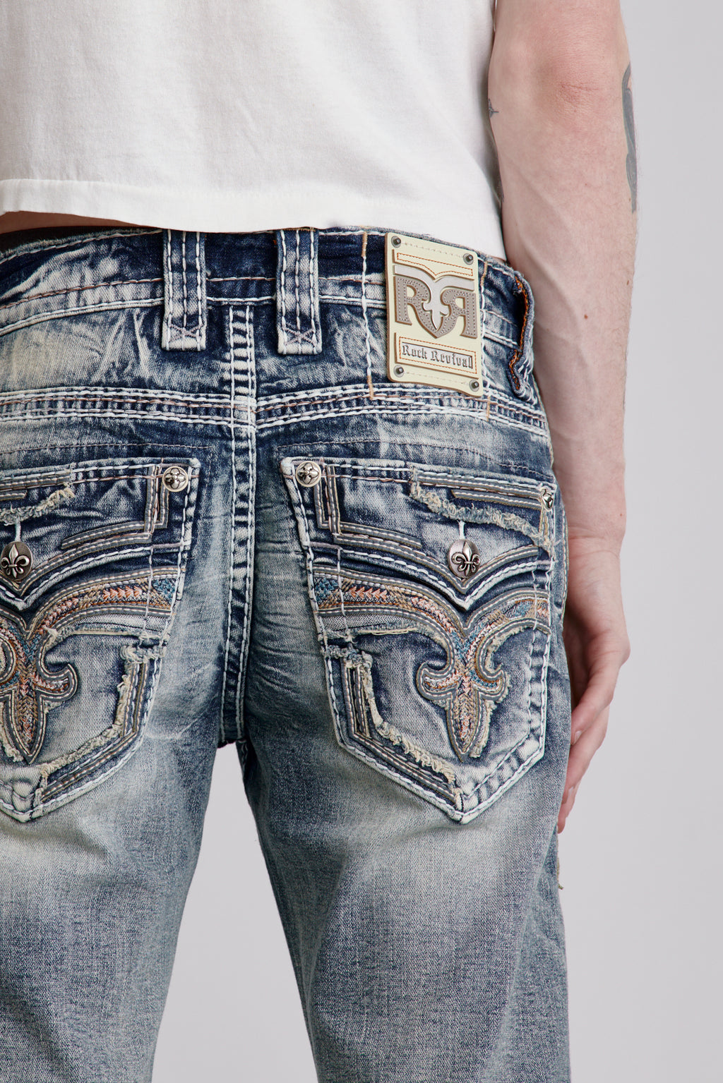 Satelite Denim Shorts - Rock Revival®