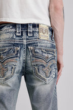 Satelite Denim Shorts - Rock Revival®
