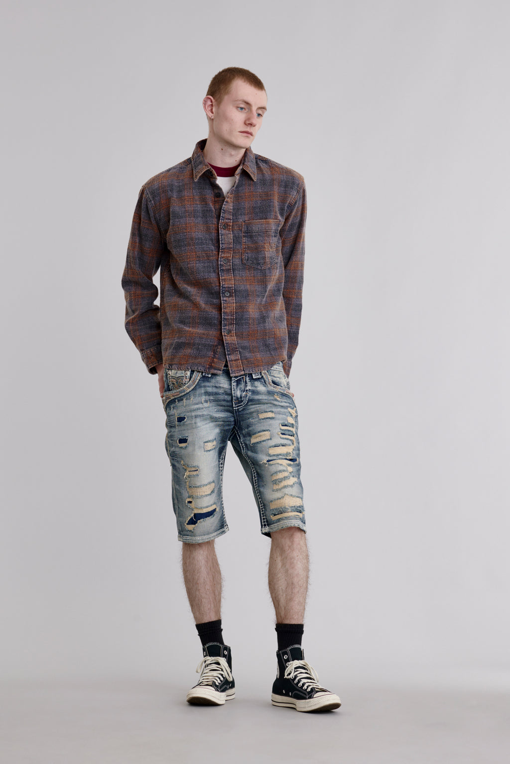 Satelite Denim Shorts - Rock Revival®
