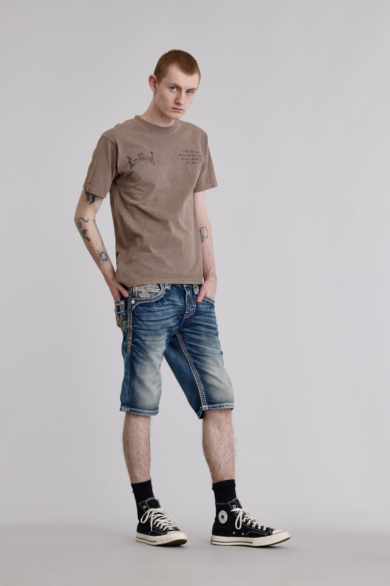 Tyrone Denim Shorts - Rock Revival®