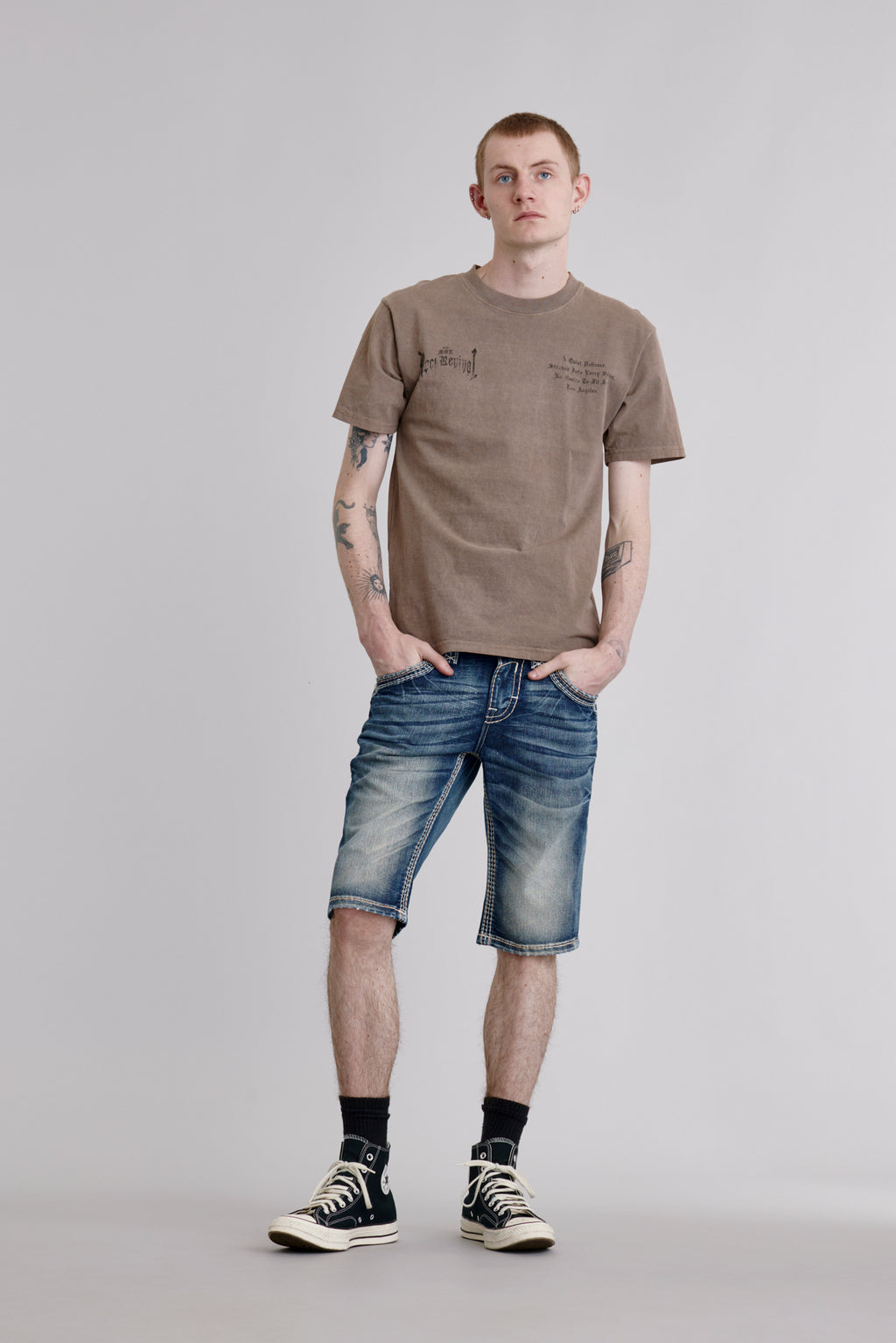 Tyrone Denim Shorts - Rock Revival®