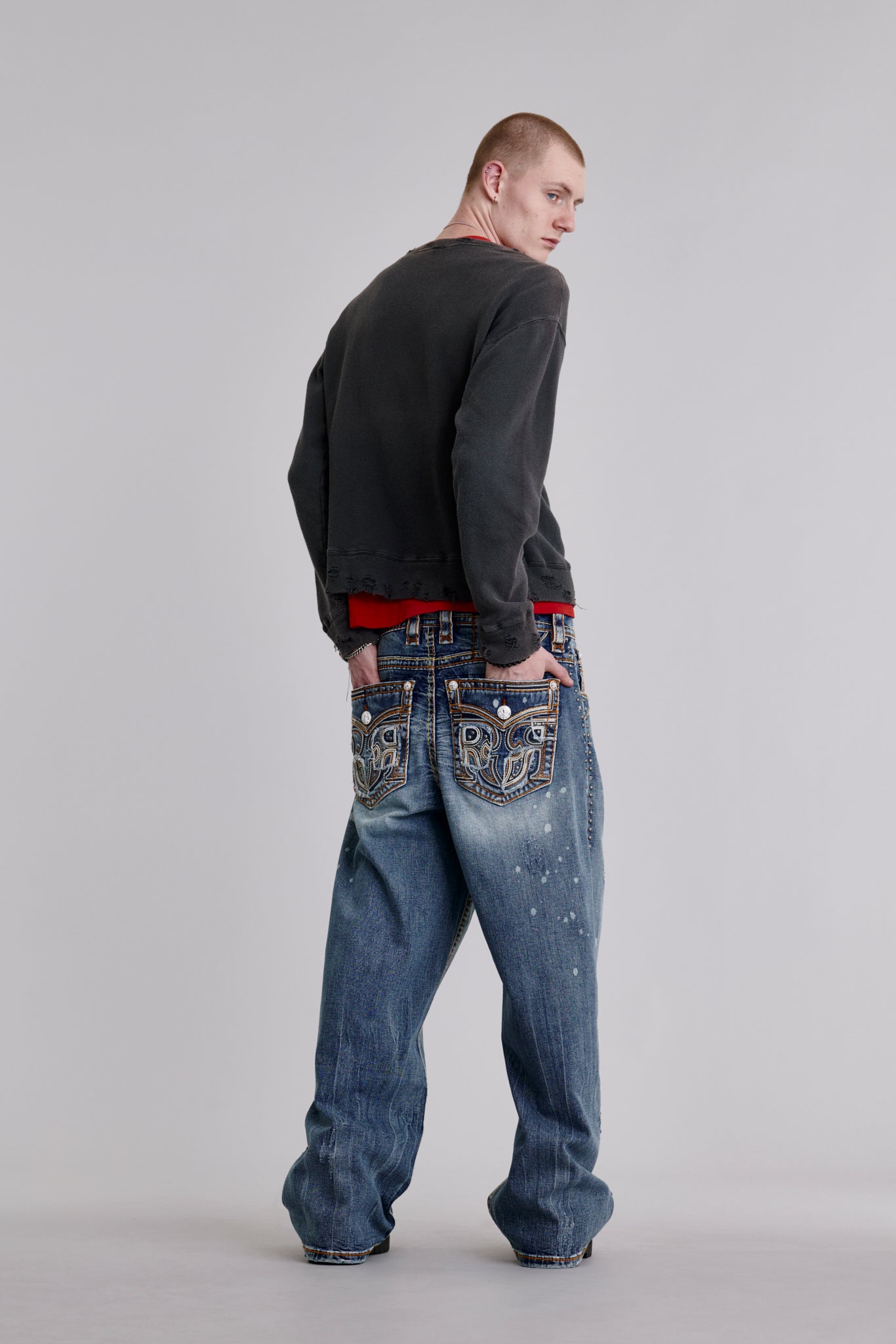 Adan Baggy 3 Jeans | Medium Wash | Rock Revival