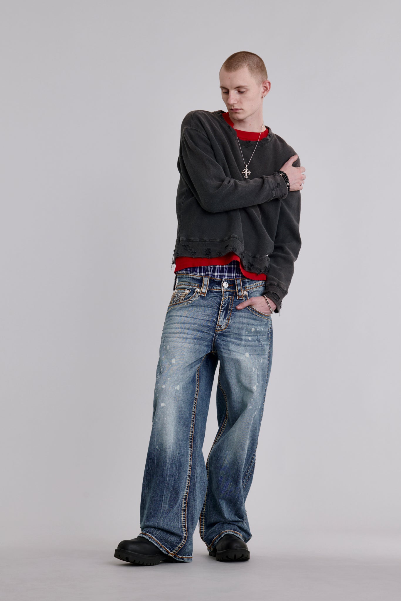 Adan Baggy 3 Jeans | Medium Wash | Rock Revival