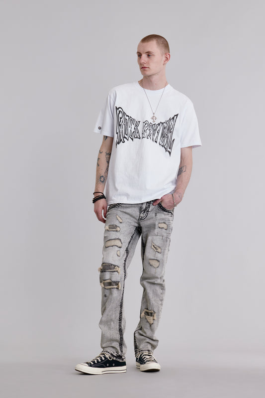 Cladus Slim Straight Jeans (1/30/26+DESC) - Rock Revival®