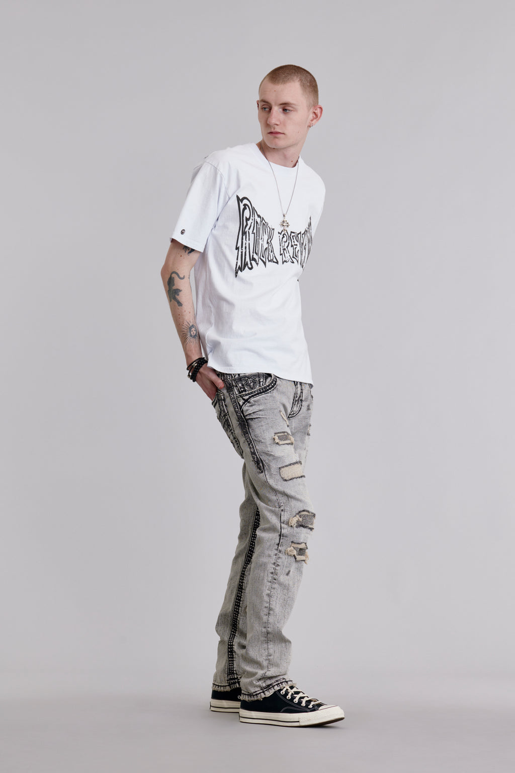 Cladus Slim Straight Jeans (1/30/26+DESC) - Rock Revival®