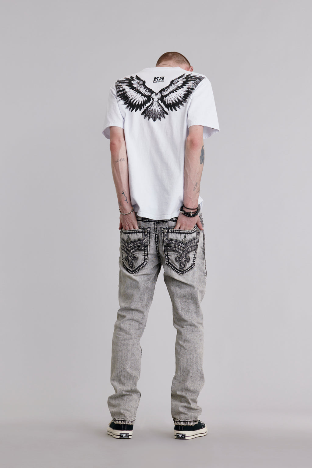 Cladus Slim Straight Jeans (1/30/26+DESC) - Rock Revival®