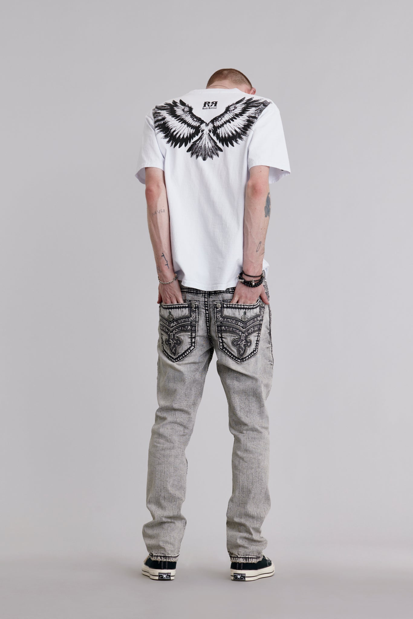 Cladus Slim Straight Jeans (1/30/26+DESC) - Rock Revival®