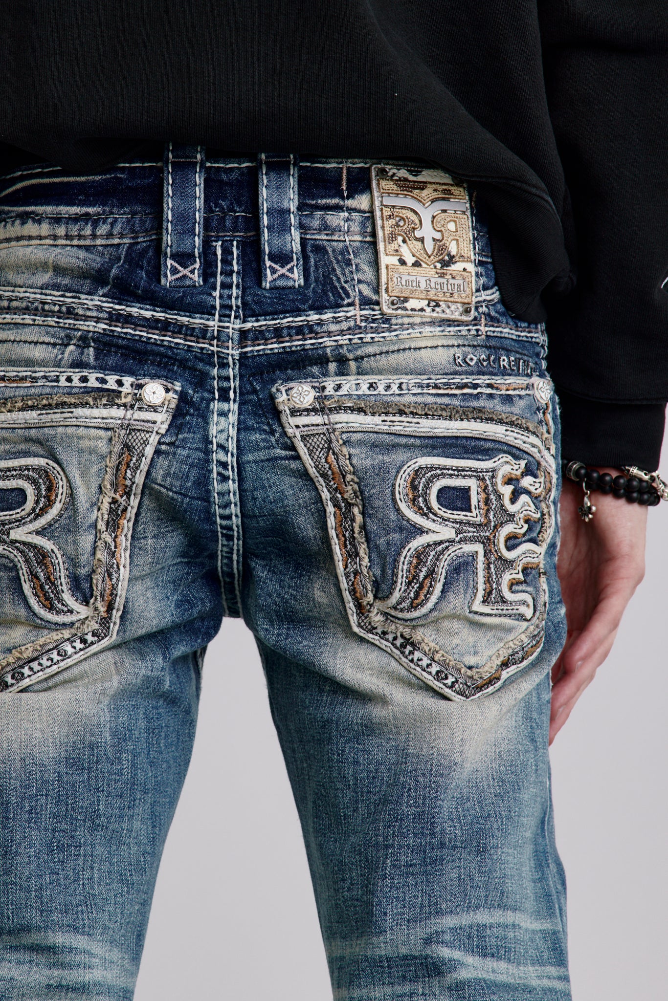 Hektor Alt Straight Jeans | Medium Wash | Rock Revival