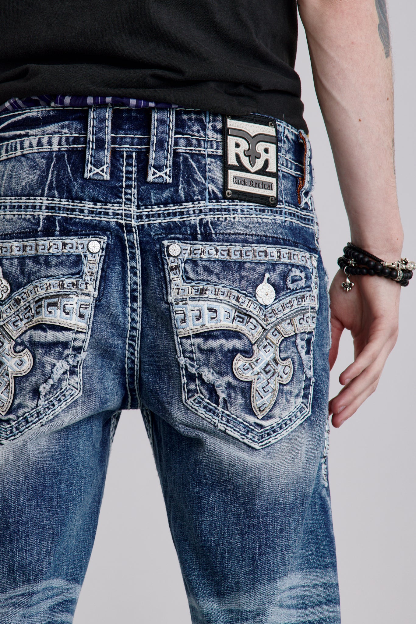 Landon Alt Straight Jeans | Medium Wash | Rock Revival