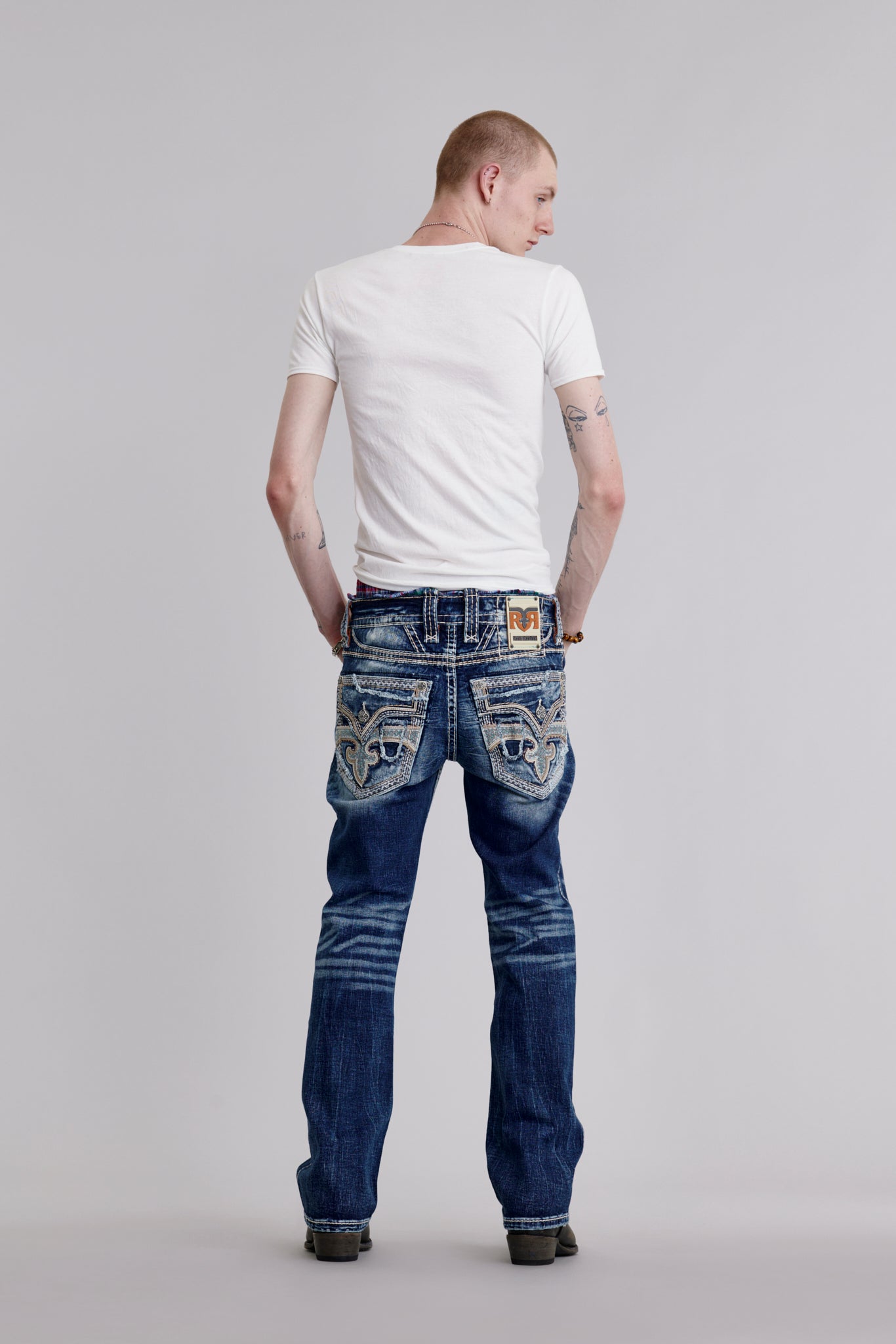 Zaid Bootcut Jeans | Dark Wash | Rock Revival