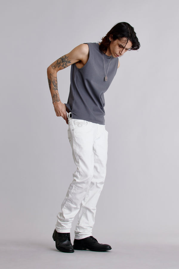 Vaqueros rectos Arther Alt en blanco