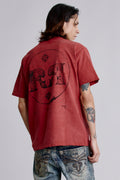 Rock Tee in Crimson - Rock Revival®
