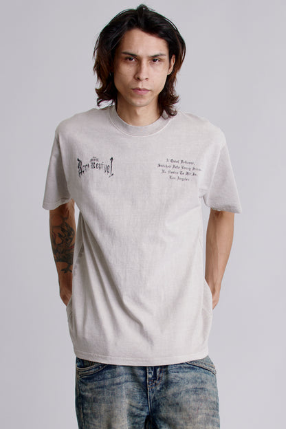 LA Cross Tee in Dust