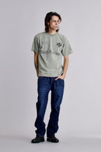 Inferno Crest Tee in Sage - Rock Revival®