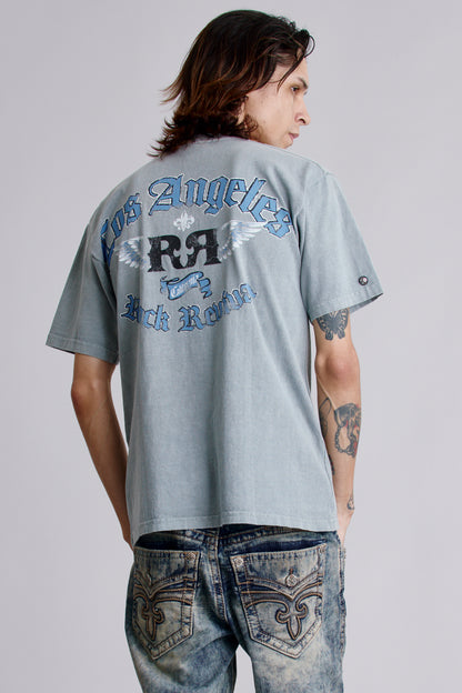 Glory Tee in Sky Grey