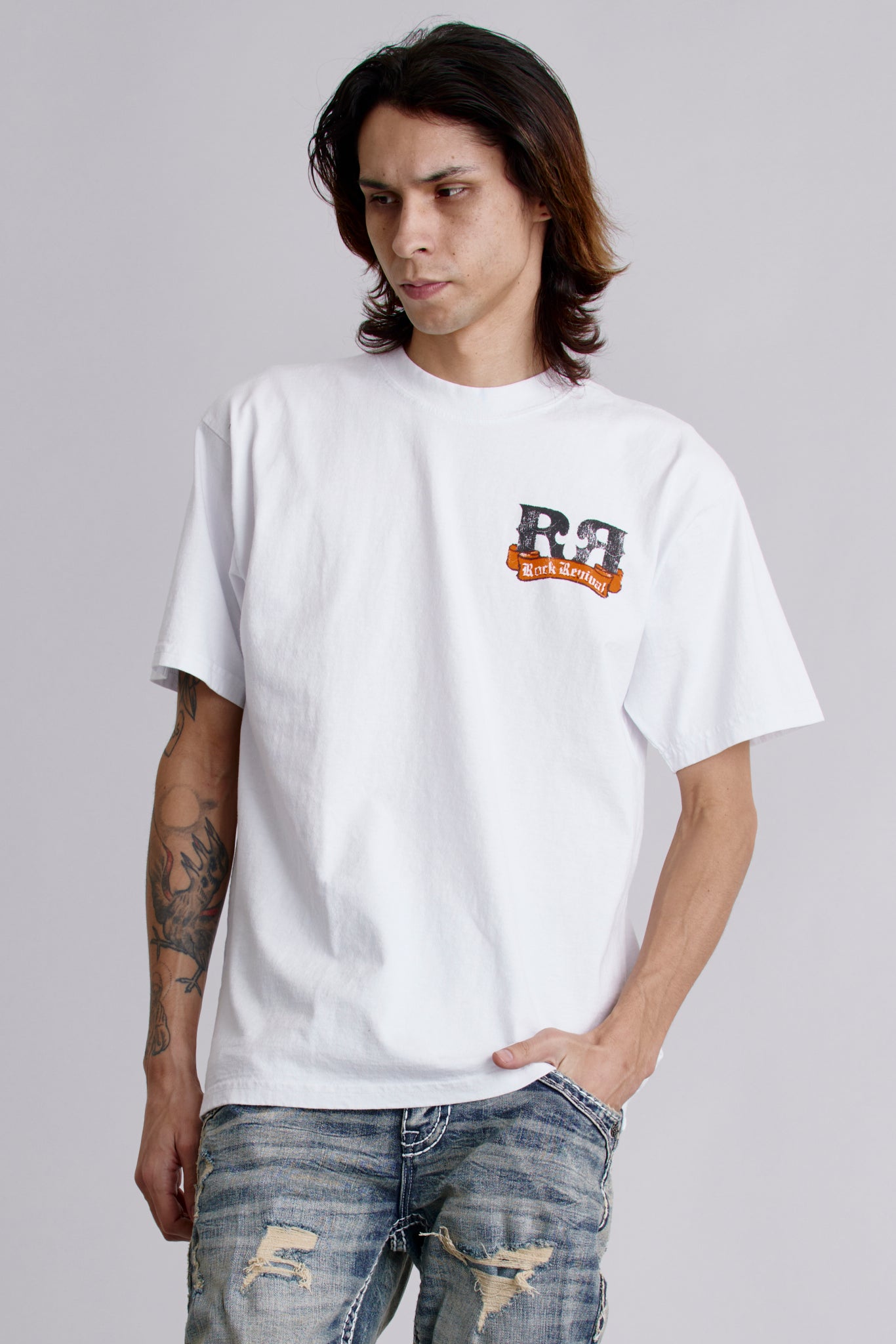 Glory Tee in White - Rock Revival®