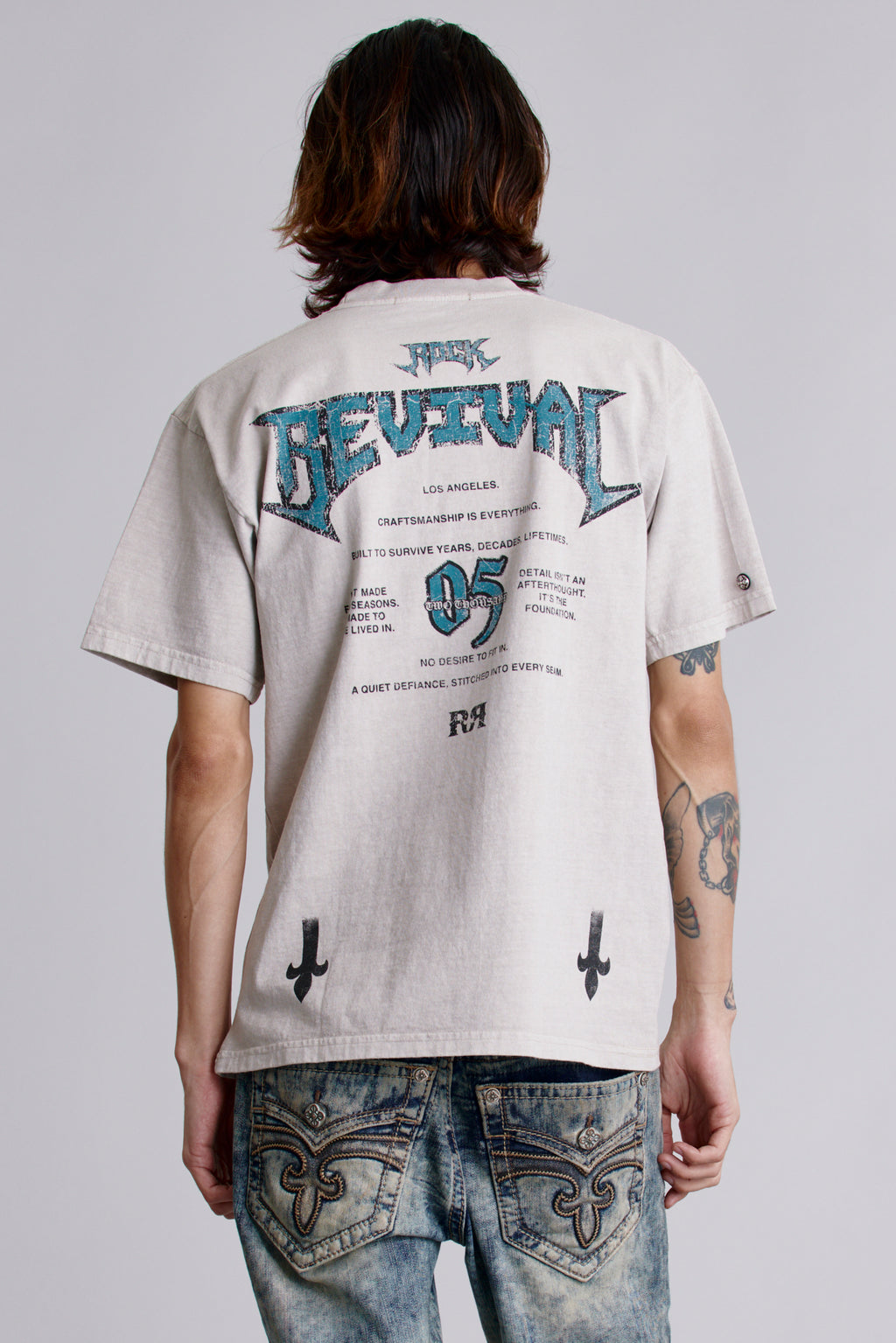 Manifest Tee in Dust - Rock Revival®